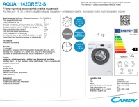 Pračka Candy AQUA 1142DRE/2-S produktová karta